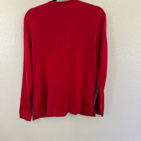Carolyn Taylor Red Cardigan Size Large - Picture 7 of 7